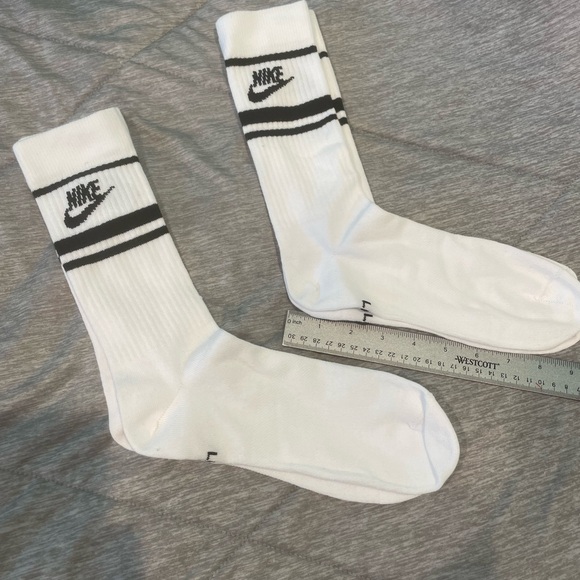 Nike Other - Two airs of Nike Men's White Crew Socks ( New)